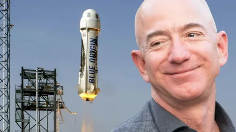 Jeff Bezos rocket ship